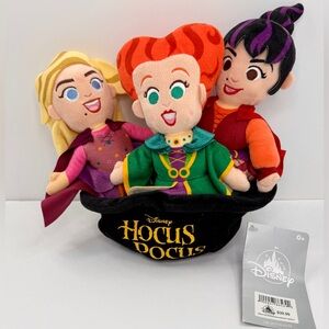 Disney Hocus Pocus Plush Set Sanderson Sisters Halloween Party Parks 2022